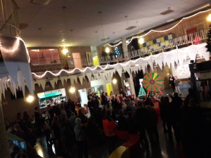 Winterfair op het mavogebouw