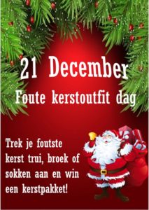 Foute kerstoutfitdag