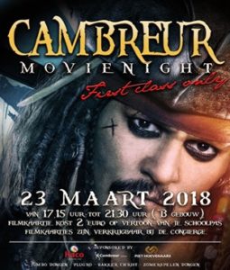 Filmavond 23 maart 2018 Aula Gebouw B
